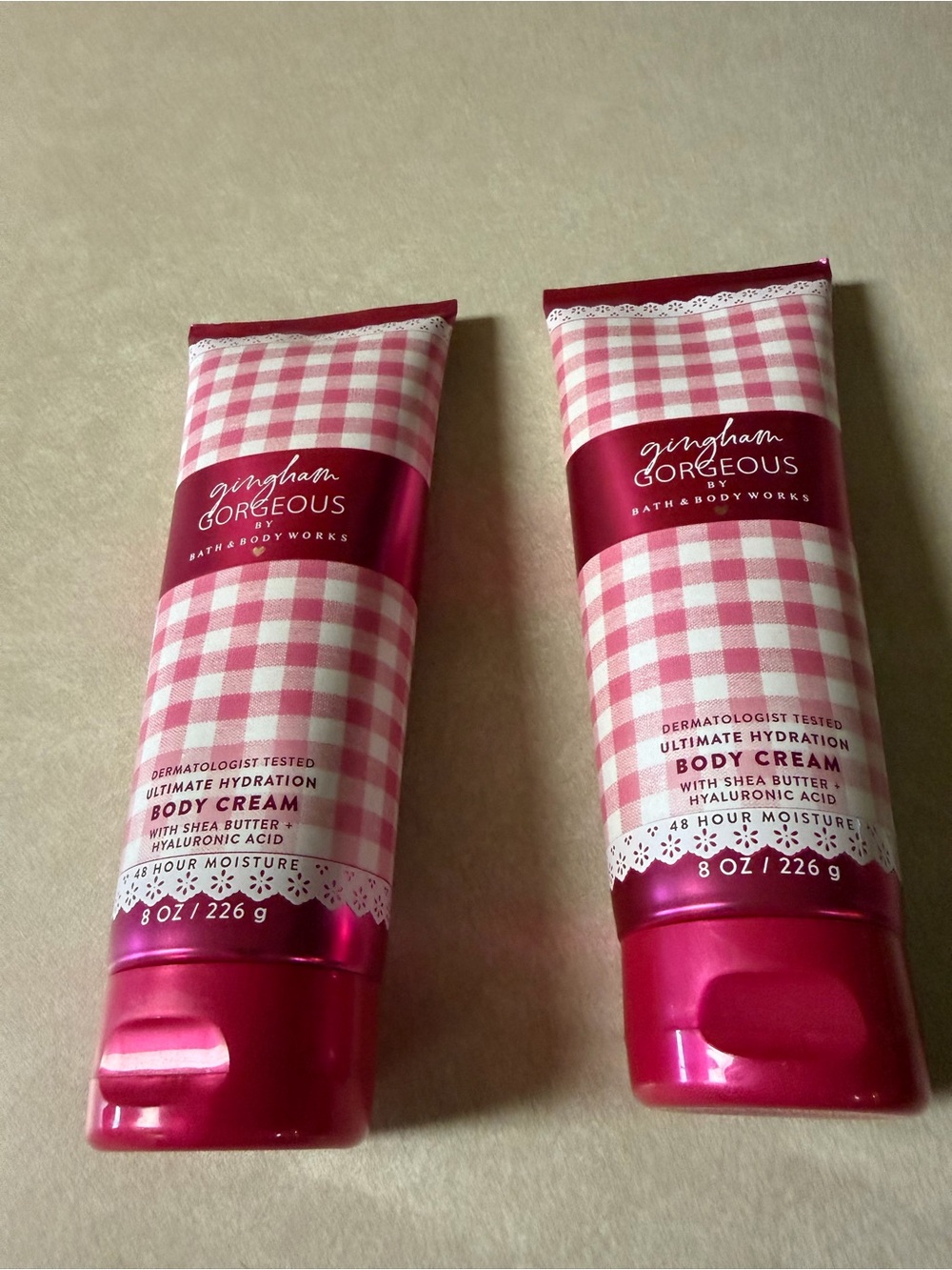 Body Cream Tubes